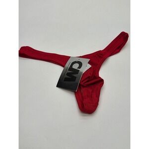 Cover Male Mens Red Pouch Thong Low Rise Underwear Size L 202
